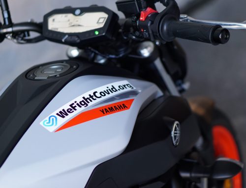 Yamaha motorcykellån till vårdpersonal för säkrare transporter